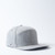 Grey Melange UFlex fashion 6 snapback cap with custom corporate embroidery, retail-style promotional headwear by Azulwear South Africa