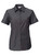 Ladies Avery S/S Blouse 100% Cotton - Slate, Azulwear Corporate Wear