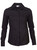 Savannah K213 L/S Blouse - Black, Azulwear Corporate Clothing