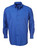 Striped L/S Shirt Mens - Royal, Azulwear Corporate Clothing