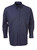 Striped L/S Shirt Mens - Navy, Azulwear Corporate Clothing