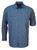 Mens K224 L/S Safari Shirt - Petrol Blue, Azulwear Outdoor & Safari Wear