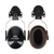 REBEL Earmuffs with Helmet Mounting, Full View, Safety PPE by Azulwear South Africa
