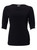 Leah K232 3/4 Sleeve Blouse - Black, Azulwear Corporate Clothing