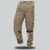 Khaki Men's Explorer Cargo Ripstop Trousers by Azulwear, showcasing the rugged earth-tone finish and durable tear-resistant weave ideal for game lodge uniforms and professional safari clothing across South Africa.