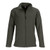 Front view of the Dark Olive Green Mens Sabre Anti-Pill Fleece Top from Azulwear, showcasing the premium 240g microfibre fabric. The perfect earth-toned option for game lodge hospitality staff uniforms and rugged wilderness wear.
