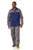 Grey and Navy Dromex 65/35 Two Tone Suit by Azulwear Workwear South Africa
