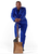 Royal Blue Dromex Premium Conti Suit front view, ideal for mechanical engineering, manufacturing, and workshop teams by Azulwear Workwear South Africa.