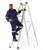 Navy Dromex Conti Suit with Reflective tape by Azulwear Workwear South Africa