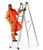 Orange Dromex Conti Suit with  Reflective tape by Azulwear Workwear South Africa