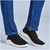 Unisex Comfort Slip-On Sneaker - Black/White, Azulwear Footwear