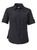 Angelique K202 S/S Blouse - Black, Azulwear Corporate Clothing