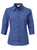 Ladies Heath K233 3/4 Blouse - Navy/Blue, Azulwear Corporate Clothing