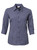 Ladies Heath K233 3/4 Blouse - Navy/Black, Azulwear Corporate Clothing