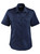 Navy Ladies Forrest Short Sleeve Blouse made from premium 100% cotton peached twill, designed for safari tours, game lodge uniforms, and outdoor workwear across South Africa.