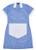 Women’s Three Piece Housekeeping Uniform | Sky/White