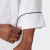 Close-up view of the White Ainsley Long Sleeve Chef Jacket by Azulwear, highlighting the functional turn-up French cuffs, premium white fabric, and detailed stitching engineered for professional chef workwear in Cape Town, Western Cape.