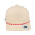  Panel Ripstop Unstructured Cream and Red Cap by Azulwear South Africa shown in a direct, front-facing product shot that highlights its stylish two-tone contrast and modern streetwear silhouette.