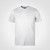 Front view of the premium White T-Shirt by Azulwear Cape Town, South Africa, showcasing the heavy 185gsm combed cotton fabric and crisp, clean crew neck layout.