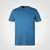 Premium T-shirt - Airforce Blue T-Shirt by Azulwear Cape Town, South Africa, showcasing the retail-quality finish, ribbed crew neckline, and comfortable unisex fit.