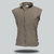 Stone Kei Fleece Waistcoat by Azulwear, highlighting the clean light neutral tone and insulating sleeveless fleece layer ideal for cool-weather game lodge layering and safari clothing across South Africa