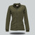 Olive green Ladies Kingfisher Polar Fleece Jacket by Azulwear, displaying the insulating high-pile warmth and comfortable zip-up profile ideal for chilly morning game drives and safari clothing across South Africa