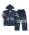 Navy Javlin Polyester PVC Reflective Rain Suit by Azulwear Workwear Cape Town, Gauteng, South Africa