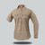 Khaki Safari Ratel Long Sleeve Shirt Ladies by Azulwear, showcasing the rugged tactical bush shirt construction specially tailored for premium women's outdoor guiding and game lodge uniforms across South Africa.