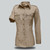 Safari Raptor Long Sleeve Shirt Ladies in Khaki, Bush Shirts by Azulwear South Africa