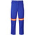 Trade Polycotton Pants with Orange Reflective Legs in Royal, Work Trousers by Azulwear South Africa