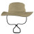 Khaki Fashion Floppy Hat from Azulwear shown from a side view, displaying the traditional rugged earth-tone wide brim profile and adjustable inner drawstring ideal for sun-protective safari styling across South Africa.