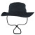Navy Fashion Floppy Hat from Azulwear shown from a side view, displaying the bold promotional uniform tone and elegant wide-brim slope built for custom brand embroidery and active outdoor events across South Africa