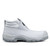 REBEL Hygiene Easy Clean Steel Toe Safety Boot by Azulwear, showcasing the seamless wipe-clean waterproof construction and protective steel cap engineered for clinical and food-processing environments across South Africa.