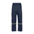 Rebel AquaSkin Rubberised Hi Viz Navy Reflective Rainsuit - Front View by Azulwear Workwear Cape Town, South Africa