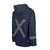 AquaSkin Rubberised Hi Viz Navy Reflective Rainsuit Back View by Azulwear Workwear Cape Town, South Africa