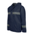AquaSkin Rubberised Hi Viz Navy Reflective Rainsuit - Side View -  Azulwear South Africa