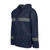 Rebel AquaSkin Rubberised Hi Viz Navy Reflective Rainsuit side view by Azulwear Workwear Cape Town, South Africa