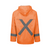REBEL AquaSkin Rubberised Hi Viz Orange Reflective Rainsuit - Back View -  Azulwear South Africa REBEL AquaSkin Rubberised Hi Viz Orange Reflective Rainsuit - Back View -  Azulwear South Africa