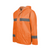 REBEL AquaSkin Rubberised Hi Viz Orange Reflective Rainsuit - Front Side View -  Azulwear South Africa REBEL AquaSkin Rubberised Hi Viz Orange Reflective Rainsuit - Front Side View -  Azulwear South Africa