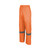 Orange REBEL AquaSkin Rubberised Hi Viz Reflective Rainsuit side view by Azulwear Workwear Cape Town, South Africa