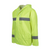 REBEL AquaSkin Rubberised Hi Viz Reflective Lime Rainsuit - Front Side View - Azulwear South Africa REBEL AquaSkin Rubberised Hi Viz Reflective Lime Rainsuit - Front Side View - Azulwear South Africa