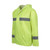 Lime REBEL AquaSkin Rubberised Hi Viz Reflective Lime Rainsuit side view by Azulwear Workwear Cape Town, South Africa