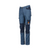 REBEL Ladies Tech Gear Acid Flame Trousers Airforce Blue Front Side View, Azulwear South Africa