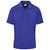 Royal Blue breathable golf shirt with custom printed branding, wholesale lodge hospitality uniform from Azulwear Cape Town.