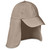 Stone Jabula 6 Panel Cap from Azulwear, highlighting the clean light neutral tone, lightweight 95gsm breathable polyester layout, and rear sun flap designed for game lodge hospitality teams across South Africa.