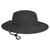 Charcoal grey Somabula Oilskin Hat from Azulwear, highlighting the sleek dark modern tone, secure toggle neck cord, and weather-resistant unstructured brim engineered for seasonal game lodge uniforms across South Africa