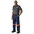 Premium Polycotton Pants Reflective Legs - Orange Tape, Azulwear Safety Workwear