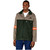 Two-tone premium polycotton jacket with orange reflective arms tape from Azulwear South Africa, showcasing the front view of this heavy-duty industrial safety workwear garment. Courier delivery across South Africa.