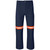 Premium 100% Cotton Pants Reflective Legs - Orange Tape, Azulwear Safety Workwear