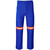 Premium 100% Cotton Pants Reflective Legs - Orange Tape, Azulwear Safety Workwear